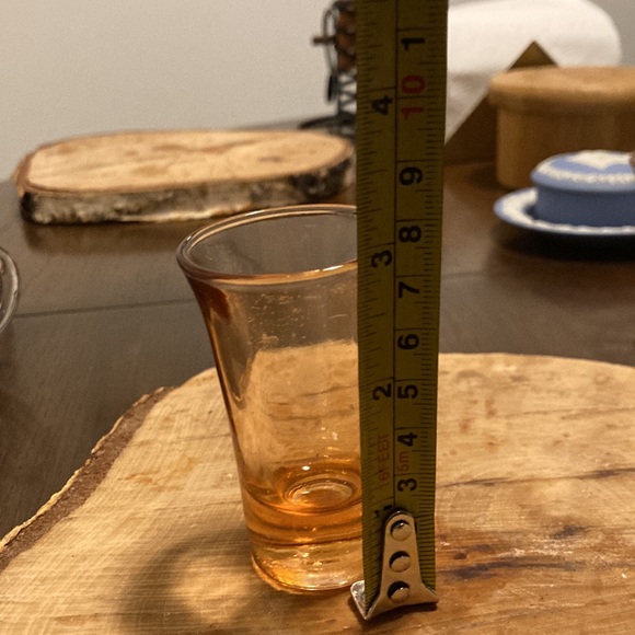 Vintage 1940’s shot glass, pink, 2 oz - Picture 6 of 7